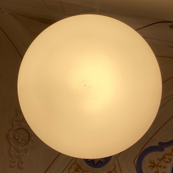 Image 1 of 1X Artemide Pendant "Capsule" by Ross Lovegrove, White Glass, 2010