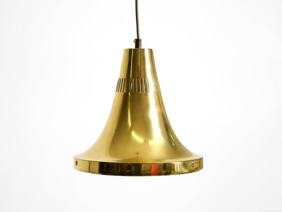 Image 1 of Originele Hans-Agne Jakobsson koperen hanglamp uit de jaren 60, model T 598, van Markaryd, Zweden