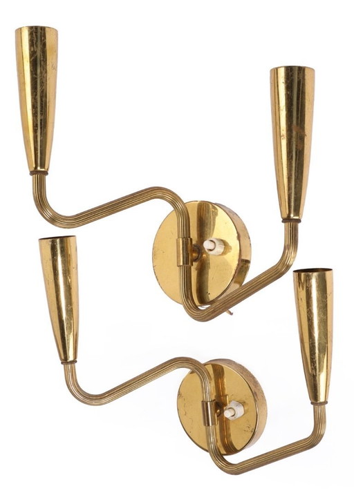 Italian pair of sconces 1960,s