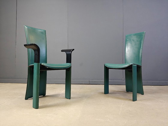 Image 1 of Vintage eetkamerstoelen van Pietro Costantini, jaren 80, set van 6