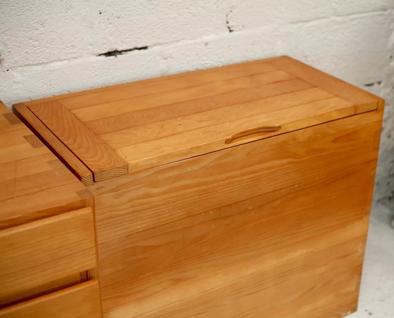 Image 1 of Conjunto de escritorio modular de pino Maison Regain