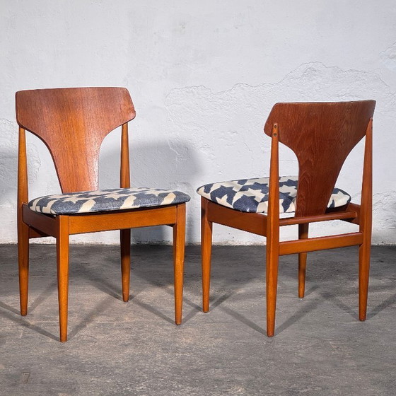 Image 1 of Set of 4 Elliotts of Newbury Teak Dining Chairs, 1960s