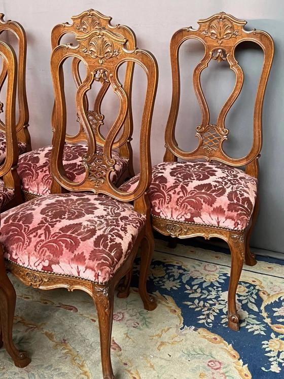 Set di 6 sedie in stile Regency. – Sedie da pranzo, Wood, Hollywood Regency (photo 5 of 13)