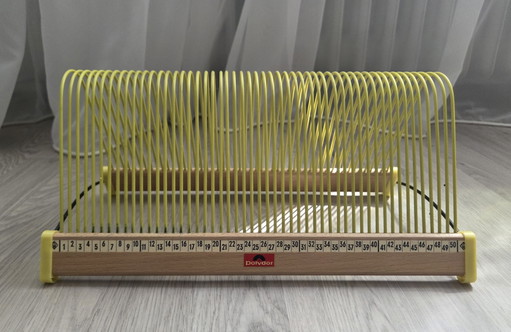 Vintage Polydor record stand for 7" singles (1970s) – decoratieve objecten, Metal, Wood (photo 2 of 10)