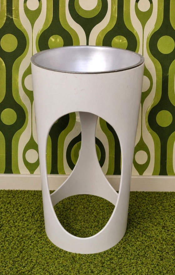 Image 1 of Space Age Ashtray Column Planter Fruit Bowl Unique