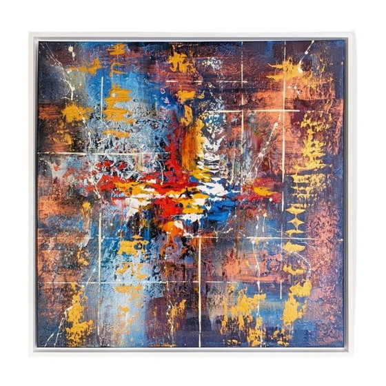 Image 1 of Original Kim Dieu acrylic painting, modern wall art, Inspire Art, 79x79
