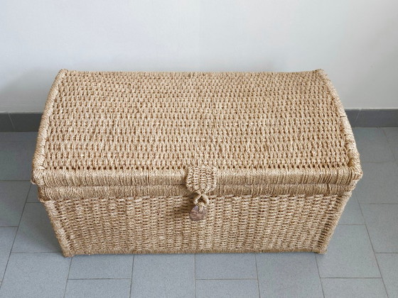 Image 1 of PRACHTIGE VINTAGE TOUWKOFFER UIT 1960 VAN DLG AUDOUX MINET JAREN 60