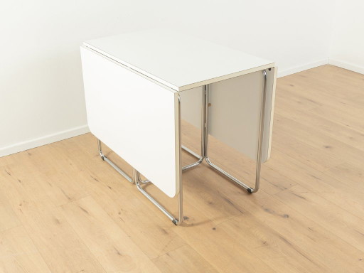 Klaptafel uit de jaren 70, Christian Taube, Läsko – eettafels, Metal, Chrome (photo 2 of 18)