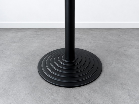 Tavolo da pranzo di design rotondo Rovere & Nero (Ø 120 cm) – Tavoli da pranzo, Metallo, Legno (photo 5 of 6)