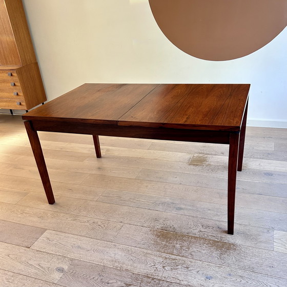 Image 1 of Vintage Topform teak extendable table