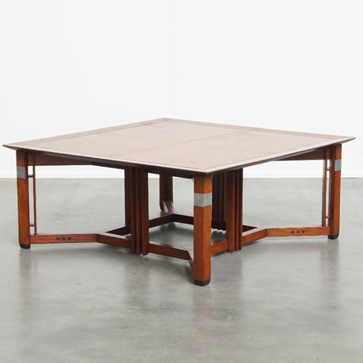 Großer quadratischer Art Deco Couchtisch von Schuitema aus der Serie Decoforma