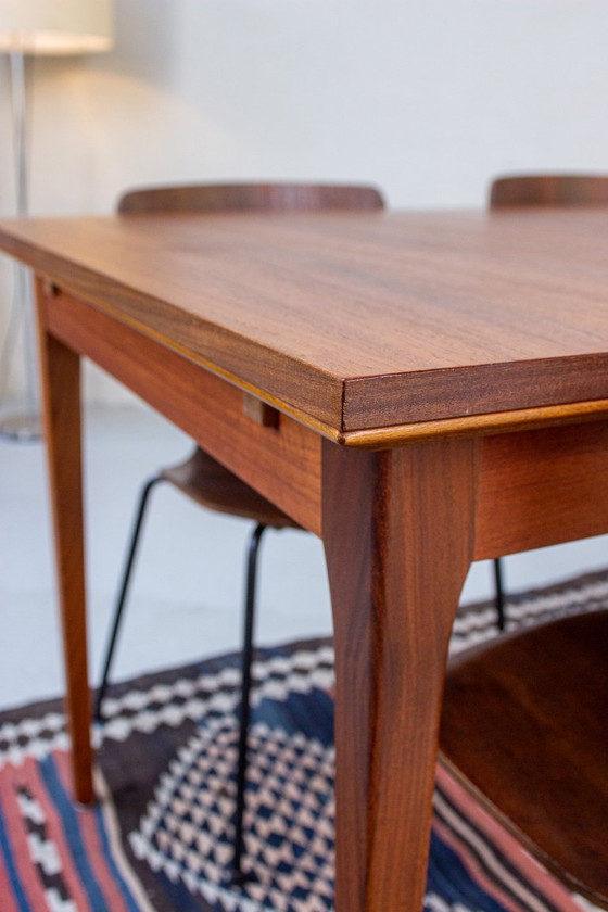 Image 1 of Vintage Teak Dining Table Mid Century 1960s