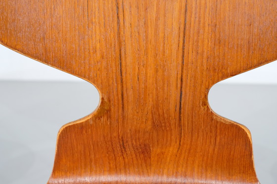Image 1 of Set of 4 Ant Chairs model 3100 in teak by Arne Jacobsen or Fritz Hansen - 1950s