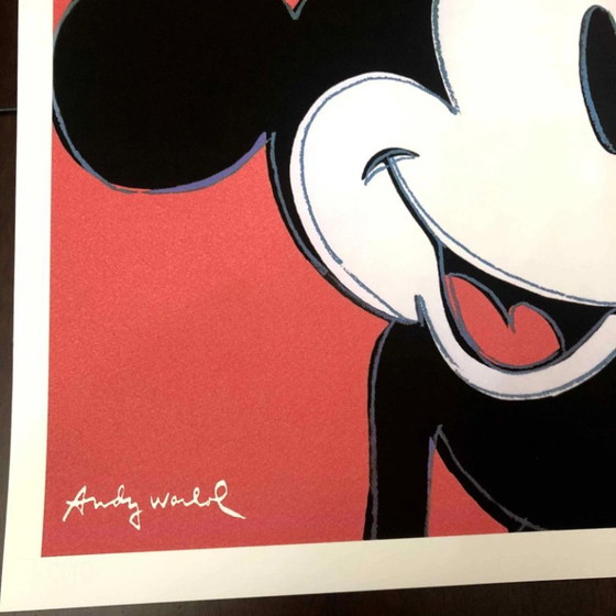 1990s After Andy Warhol "Mickey Mouse" Lithograph – Lithographs & prints, Paper (photo 5 of 13)