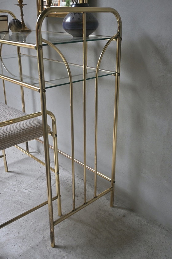 Image 1 of Toletta color oro Hollywood Regency