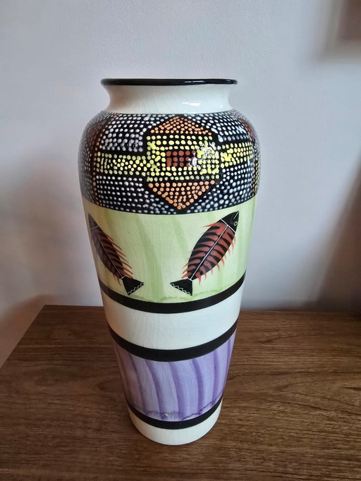 Beautiful beautiful vase of African ceramic designer