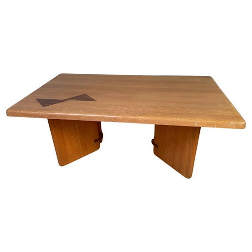 Søren Nissen y Ebbe Gehl para Maison Selz, haya maciza y olmo, 1980