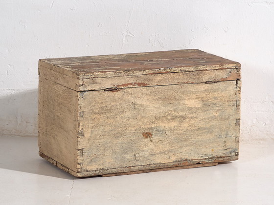 Coffre blanc antique (c.1920) #6 – Commodes, Rustic (photo 32 of 34)