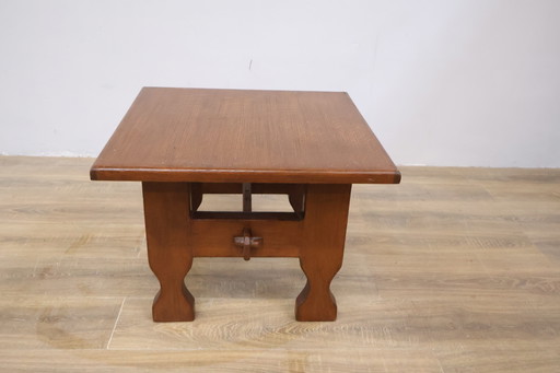 Brutalist Oak Coffee Table