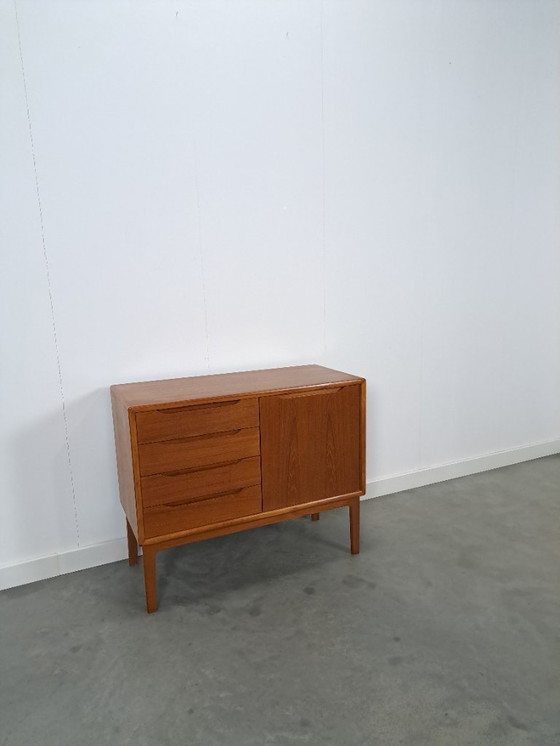 Image 1 of Teak Danish sideboard with drawers vintage