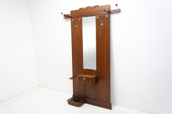 Image 1 of Porte-manteau et porte-chapeau Art nouveau, vers 1910, Autriche-Hongrie