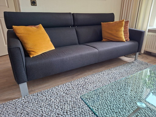 3 seater sofa Leolux. anthracite fabric