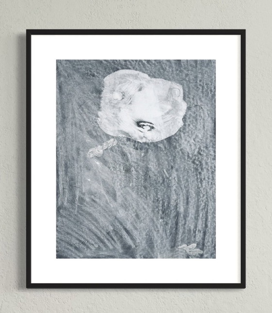 Image 1 of Robert Detheux "Le bel igérant" triptych of paintings, 1978