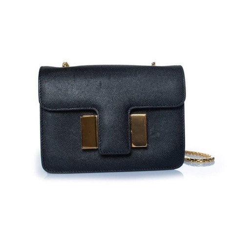 Tom Ford, borsa Sienna in pelle nera martellata
