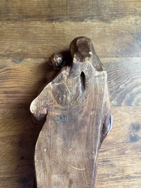 Image 1 of Escultura antigua de María con el Niño Jesús