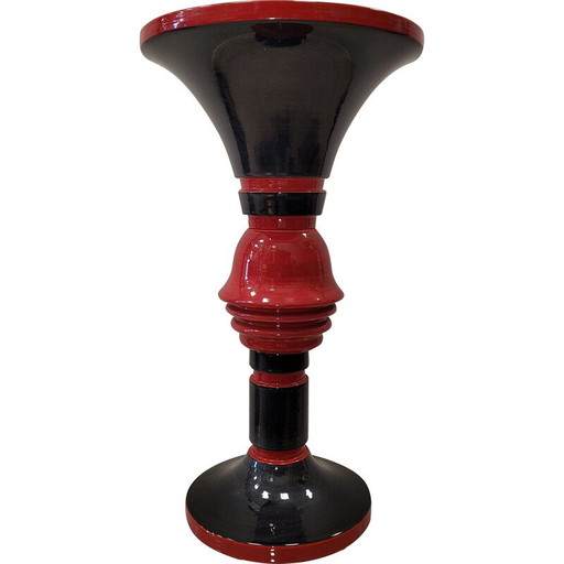 Totem vintage en céramique émaillée par Rometti, Italie 1970