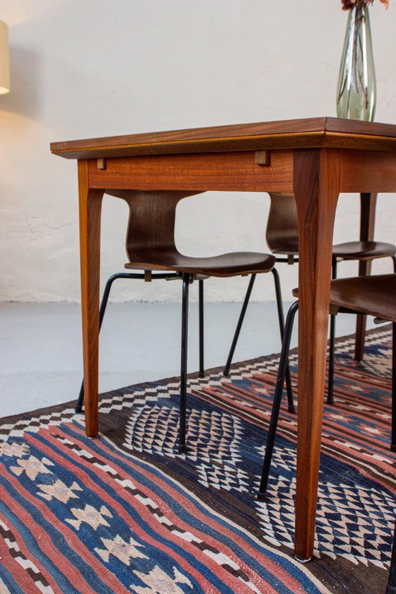 Image 1 of Vintage Teak Dining Table Mid Century 1960s