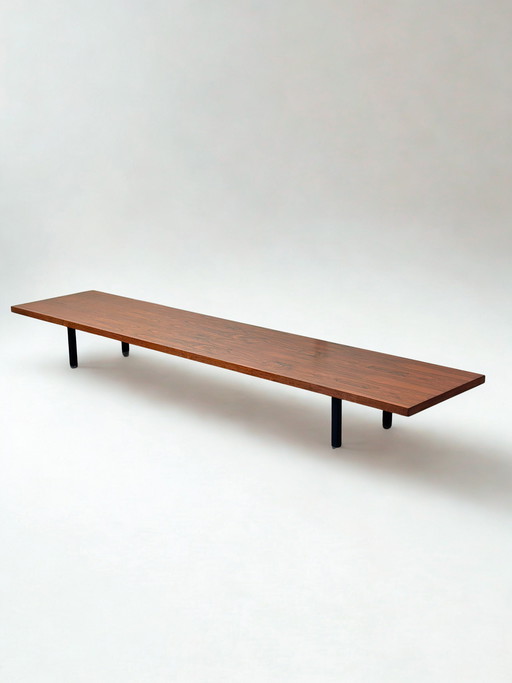 Vintage Midcentury Lowboard Sidetable Bench Salontafel Palissander