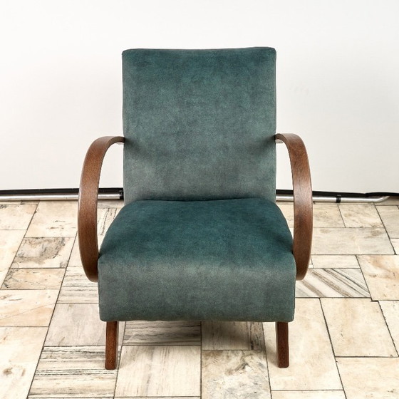 Image 1 of Poltrona modello H 410 tipo C, disegnata da Jindrich Halabala, anni '40, Cecoslovacchia.