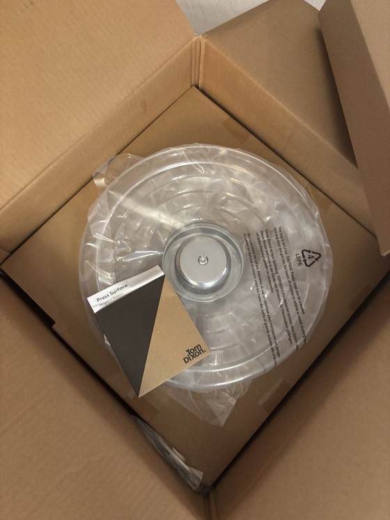 Image 1 of 2x Tom Dixon Press Surface Clear Large - nuovi di zecca