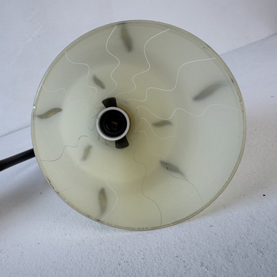 Image 1 of Lot of 3 Vintage Glass Wall Lights