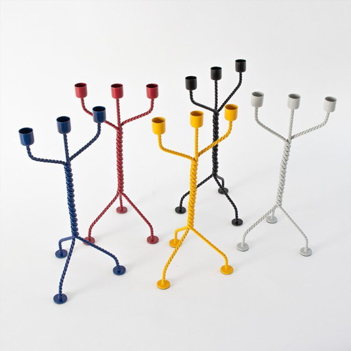 5 x Bougeoirs Twisted de Ward Wijnant
