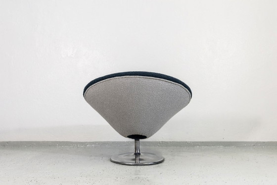 Ruimtevaartfauteuil in kegelvorm, Duitsland, jaren 70 – Textile (photo 5 of 13)