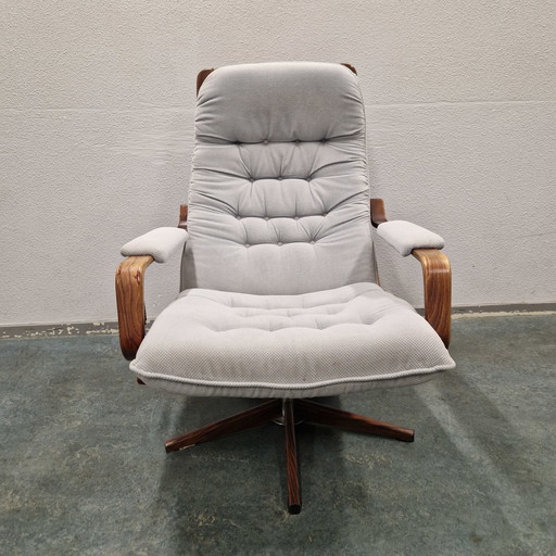 Vintage Adjustable Danish Armchair