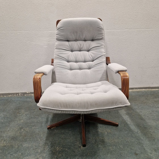 Image 1 of Vintage Adjustable Danish Armchair