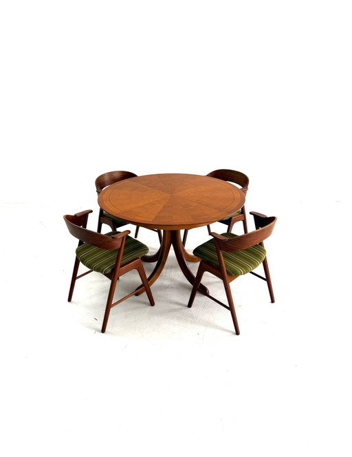 Vintage Extendable Dining Table, Casala ‘80 – eettafels, Wood, Metal