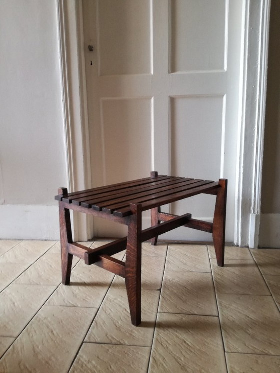 Image 1 of Vintage Wooden Side Table, France 1950