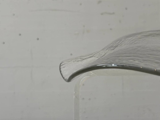 Image 1 of Glasi Hergiswil Glasschale Mit Wellenrand, Schweiz, 1960er Jahre