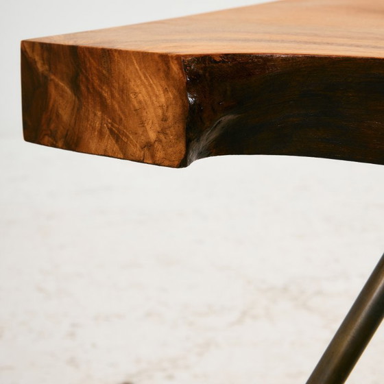 Image 1 of MK11231 Tavolino in tronchi lavorato a mano