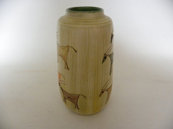 Aldo Londi - Vaso Bitossi Stambecchi con stambecchi – Vasi, Ceramica (photo 6 of 12)