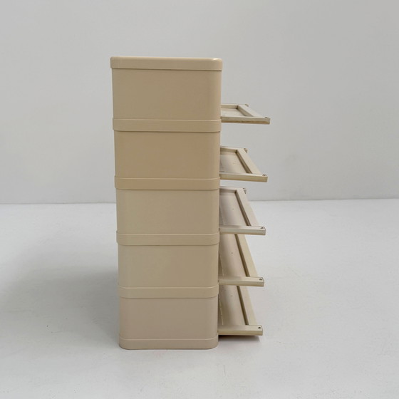 Image 1 of White Chest of Drawers Model 4964 by Olaf Von Bohr for Kartell, 1970s