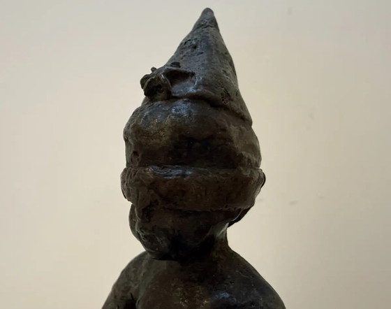 Image 1 of Nicolas Dings | Bronzen sculptuur | JA & NEE regeren de wereld