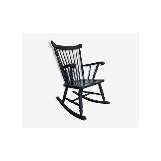 Image 1 of Vintage wooden rocking chair, 1970