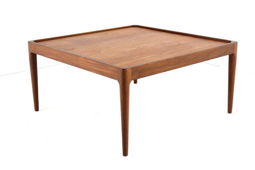 Table basse carrée à plateau réversible, vintage « Hilleberg »