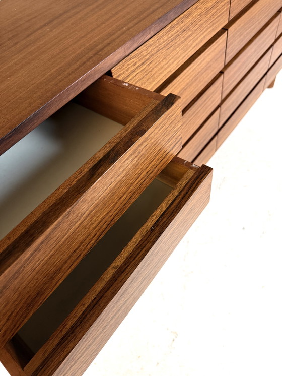 Image 1 of Vintage teakhouten sideboard met lades, jaren ‘60