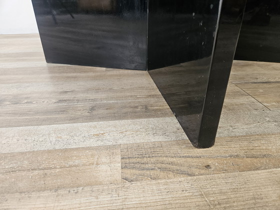 Image 1 of Mesa de centro cuadrada de los años 70 con diseños geométricos